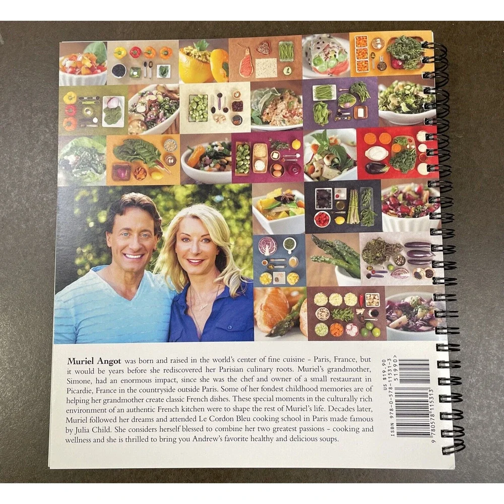 Andrew Lessman Healthy Cookbooks Lot of 3‎ Vegetables Favorites Holidays